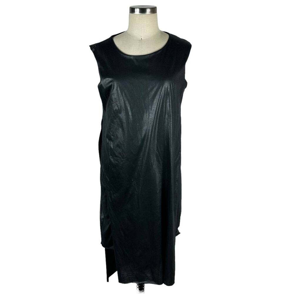 CHEAP MONDAY Connie Dress Black Layered Lagenlook Goth Medium Shiny‎